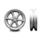 Service Caster SCC -8" Semi Steel Cast Iron V-Groove Wheel Only w/Roller Bearing- 1400 lbs Cpty SCC-VGR820 - alternate 1